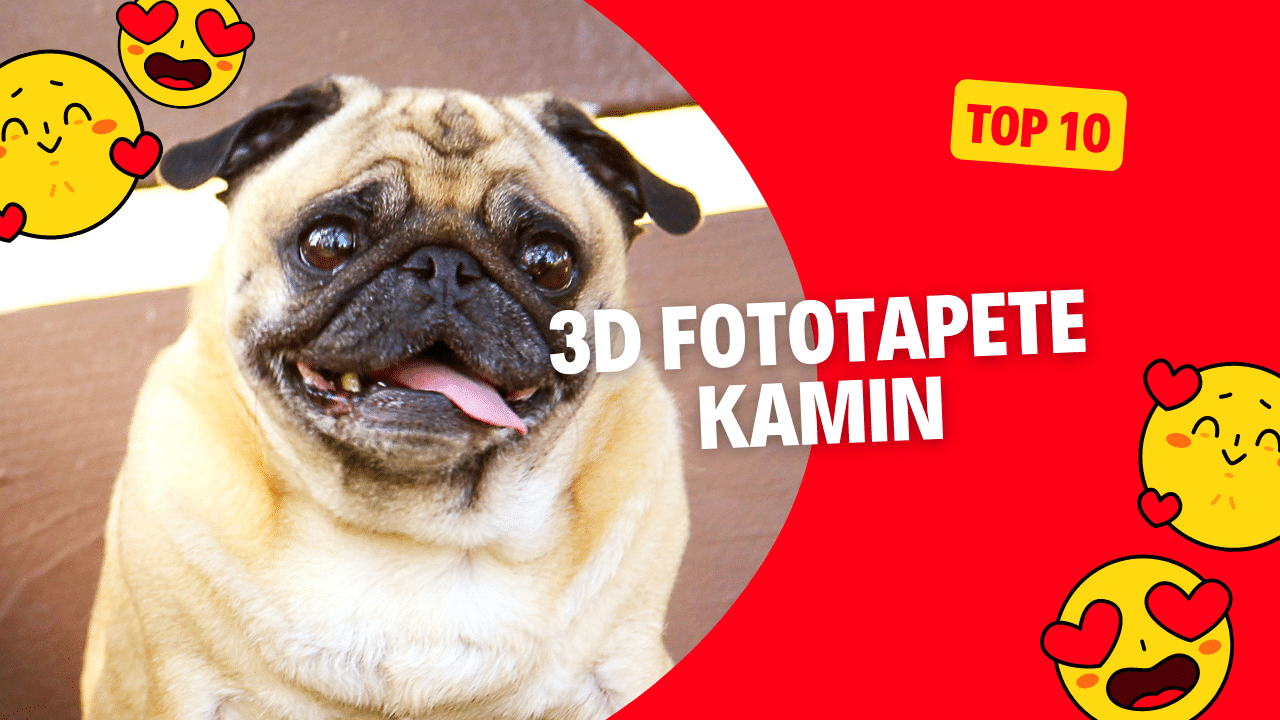 3D Fototapete Kamin